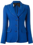 Moschino Vintage Fitted Jacket - Blue