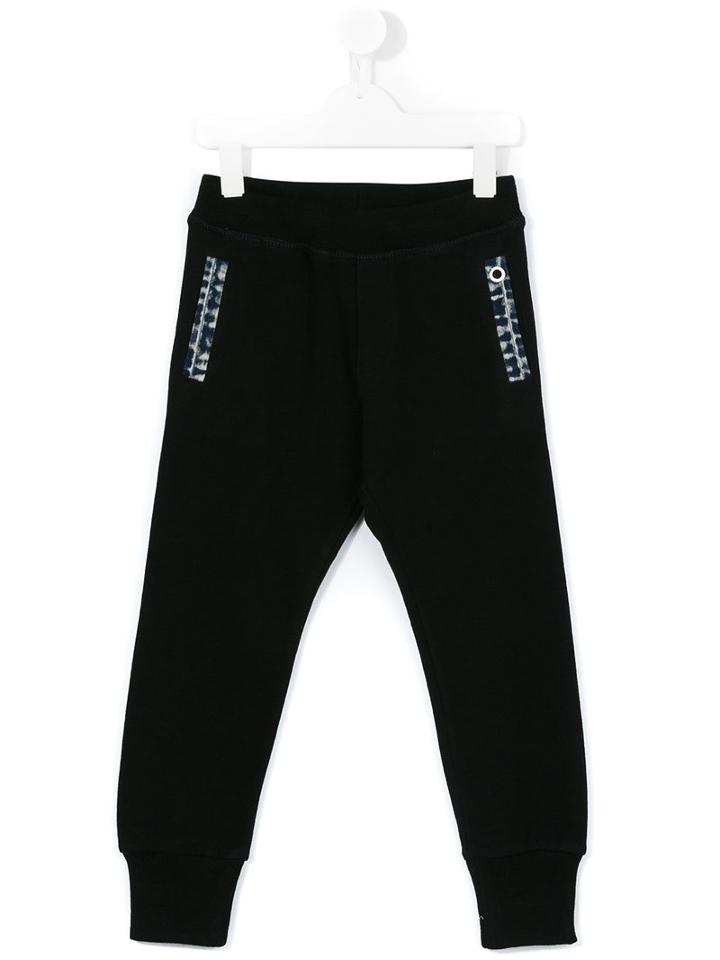 Diesel Kids - Potty K Tracksuit Bottoms - Kids - Cotton/polyester - 3 Yrs, Black