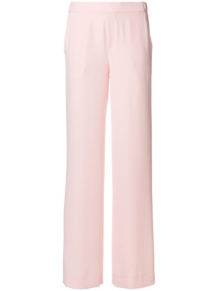 P.a.r.o.s.h. Straight Leg Trousers - Pink & Purple