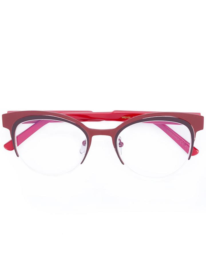 Marni - Me2100 Glasses - Women - Acetate/metal - 51, Red, Acetate/metal