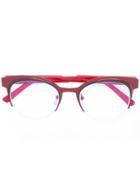 Marni - Me2100 Glasses - Women - Acetate/metal - 51, Red, Acetate/metal