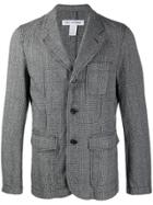 Comme Des Garçons Shirt Checked Blazer - Black