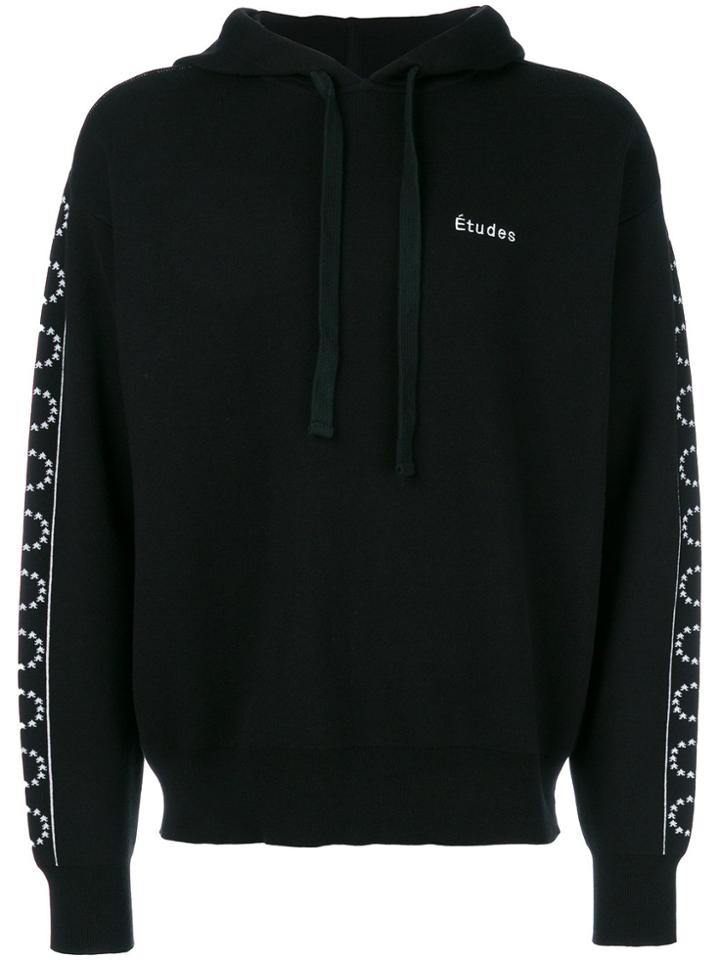 Études Time Out Sleeve Stripe Hoody - Black