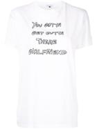 Bella Freud Girlfriend Print T-shirt - White