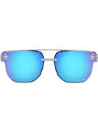 Oakley Chrystl Mirrored Sunglasses - Metallic