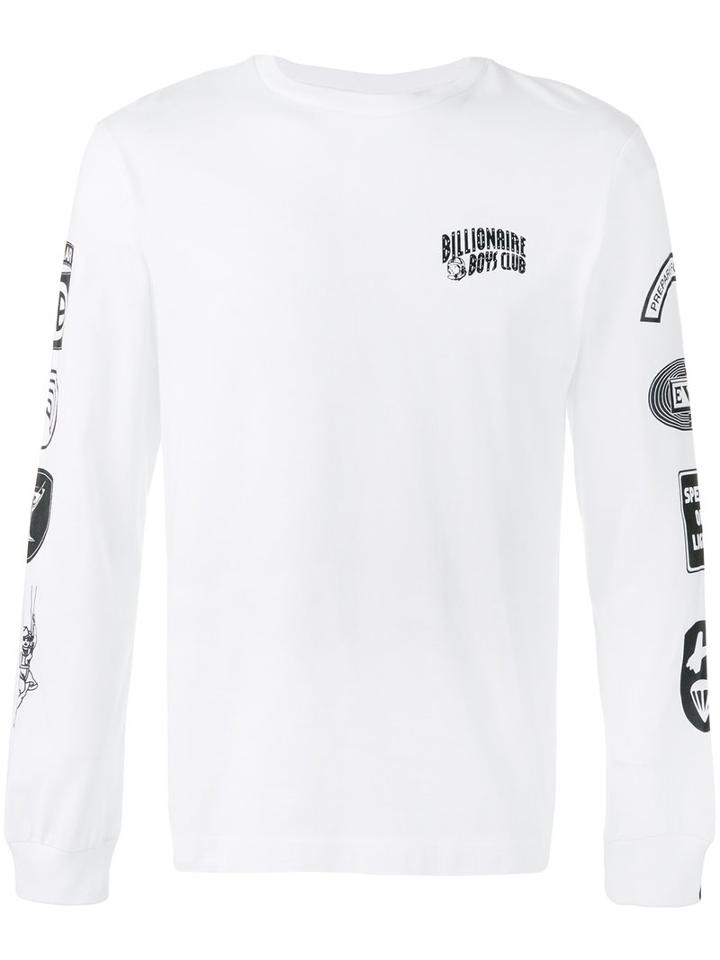 Billionaire Boys Club - Aviation Print Sweatshirt - Men - Cotton - M, White, Cotton