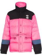 Off-white Detachable Padded Down Jacket - Pink