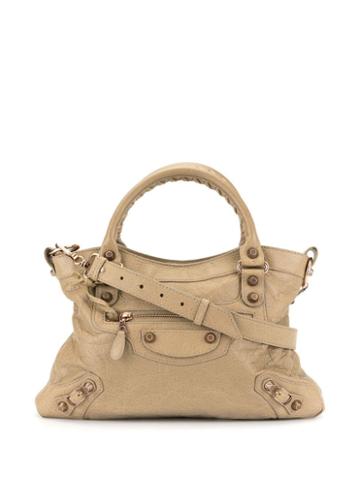 Balenciaga Pre-owned Giant Town 2way Handbag - Grey