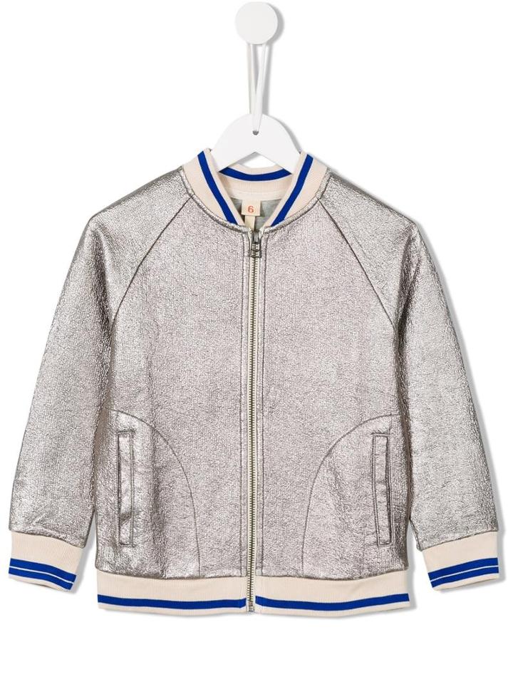 Bellerose Kids Metallic (grey) Bomber Jacket, Toddler Boy's, Size: 4 Yrs