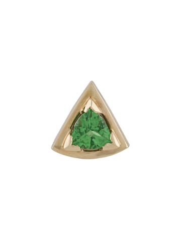 Origin 31 9kt Yellow Gold Tsavorite Wedge Stud