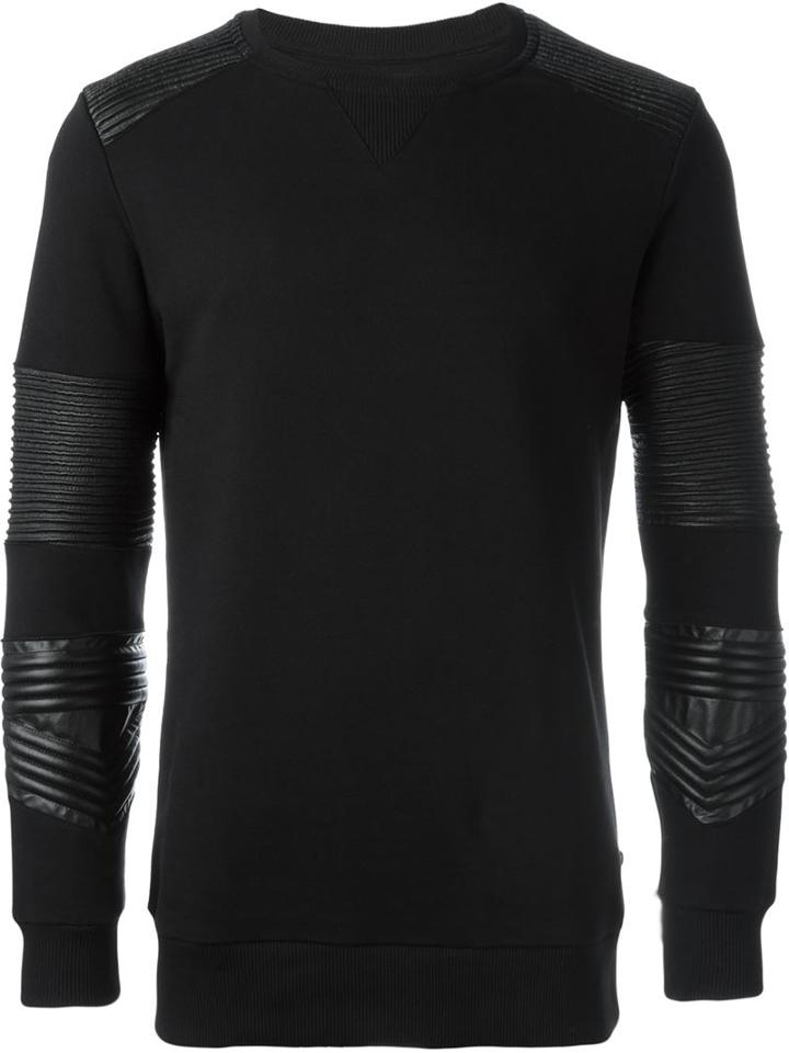 Philipp Plein Patchwork Panel Sweatshirt