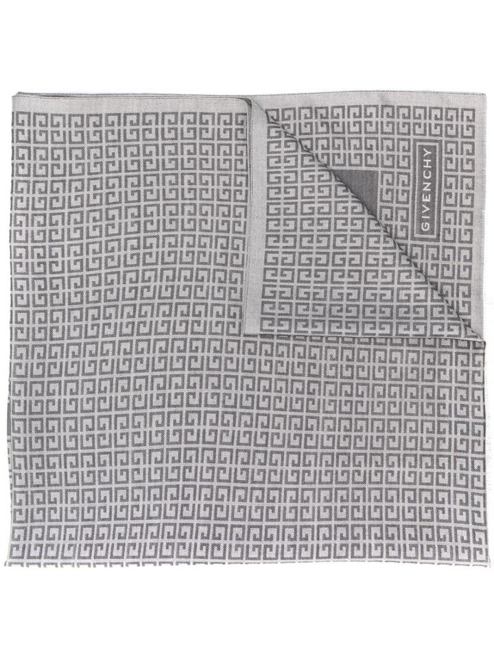 Givenchy Repeat Print Scarf - Grey