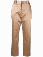 Haider Ackermann Classic Satin Trousers - Brown