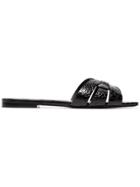 Saint Laurent Tribute Nu Pied Leather Sandals - Black