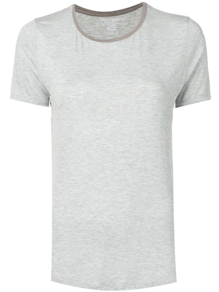 Majestic Filatures Shortsleeved Blouse - Grey