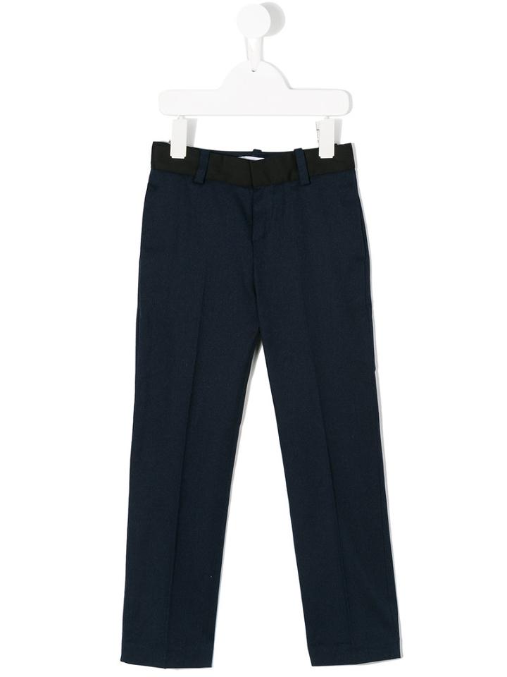 Little Marc Jacobs - Contrasting Trousers - Kids - Cotton/polyester/spandex/elastane - 5 Yrs, Blue