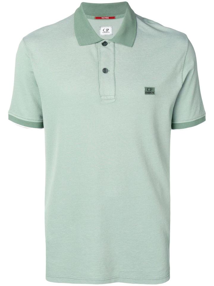 Cp Company Small Logo Polo Shirt - Green