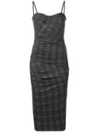 Max Mara Ruched Fitted Dress - Black