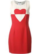 Moschino Vintage Sleeveless Heart Dress, Women's, Size: 44, Red