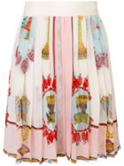 Versace Vintage West Indies Pleated Skirt - Multicolour