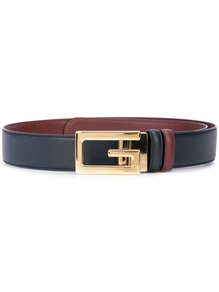 Gucci Square G Buckle Belt - Blue