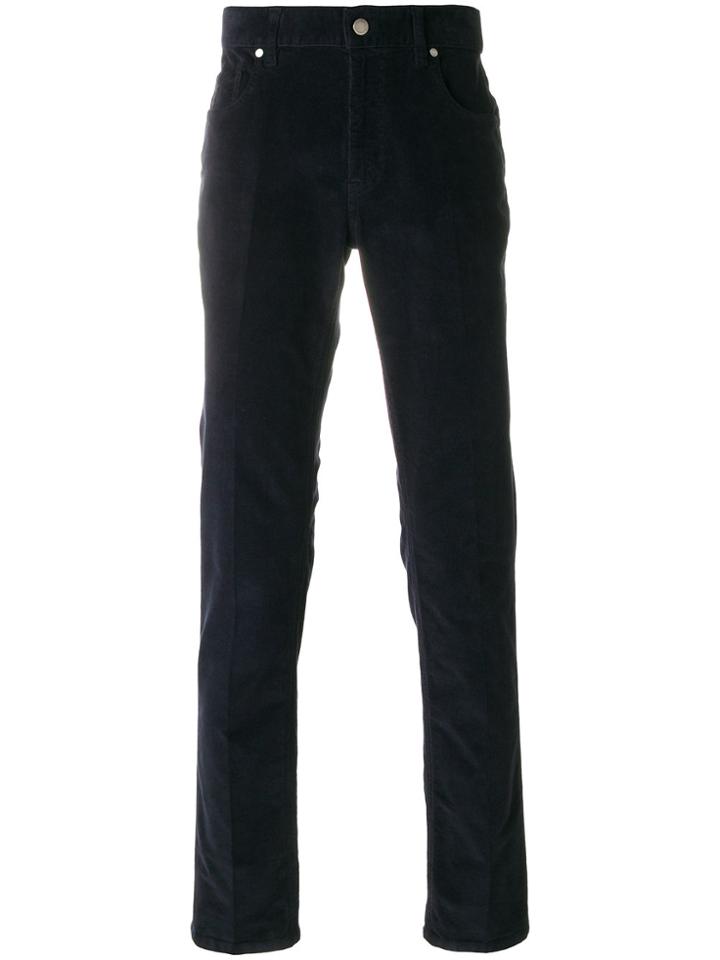 Z Zegna Straight Trousers - Blue