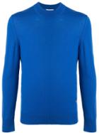 Ck Calvin Klein Crew-neck Knit Sweater - Blue