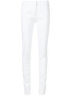 Derek Lam Skinny Trousers, Women's, Size: 48, White, Cotton/spandex/elastane
