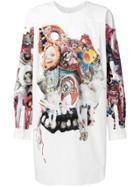 Comme Des Garçons Homme Plus Oversized Toy Print Reverse Shirt - White