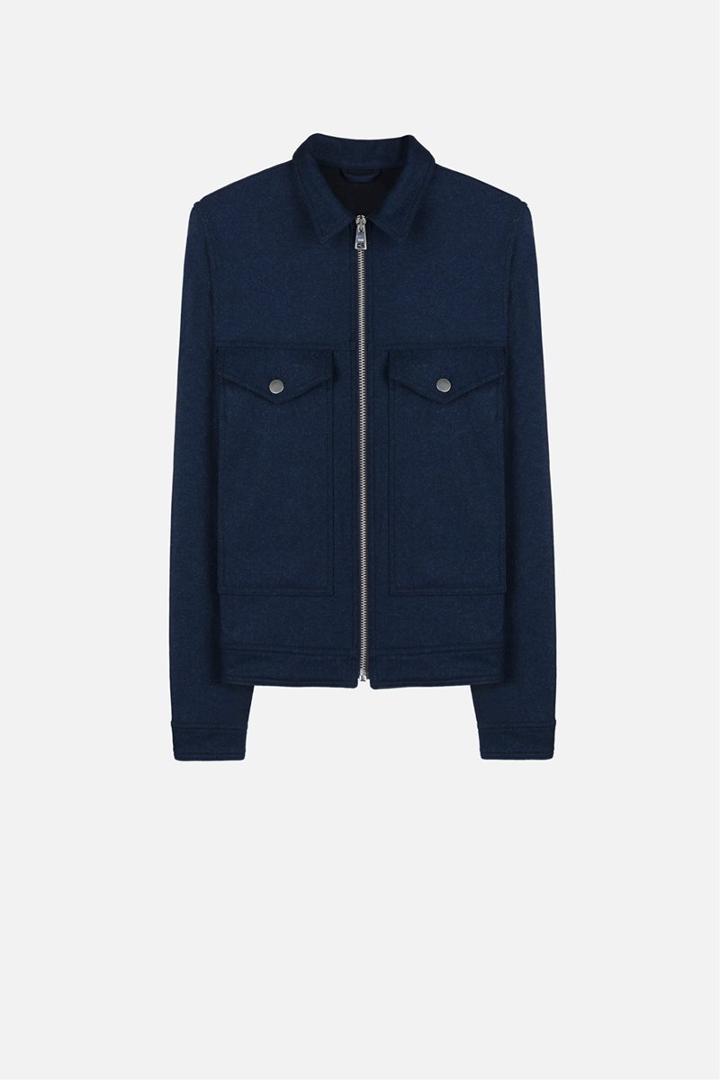 Ami Alexandre Mattiussi Zipped Twin Pocket Jacket