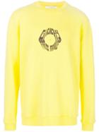 Givenchy Logo Print Sweatshirt - Yellow