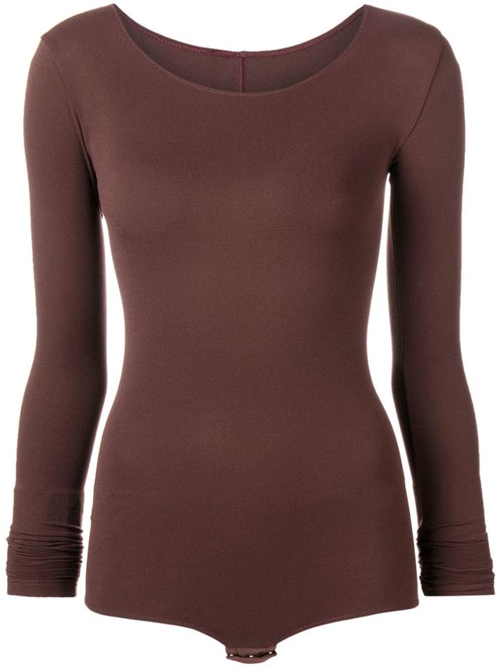 Rick Owens Lilies Fitted Body - Brown