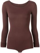Rick Owens Lilies Fitted Body - Brown