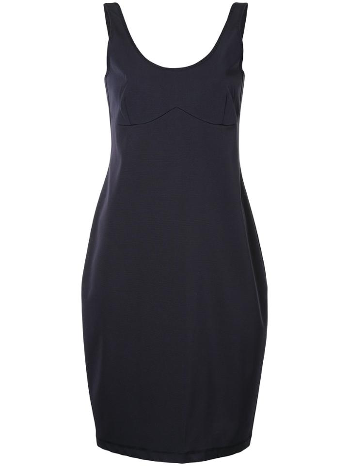 Zambesi Scooped Back Slip Dress - Black