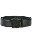 Versace 'palazzo Medusa' Belt, Men's, Size: 95, Black, Leather