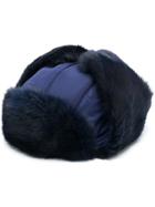 Liska Face Covering Winter Hat - Blue