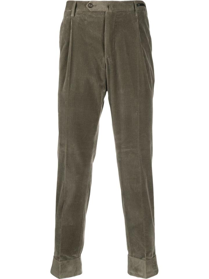 Pt01 Slim-fit Corduroy Trousers - Neutrals
