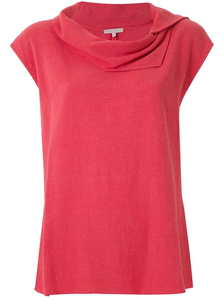 Alcaçuz Mendonça Cowl Neck Blouse - Pink
