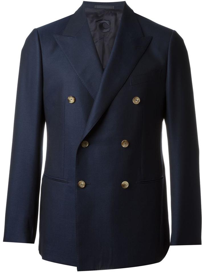 Caruso Double Breasted Blazer