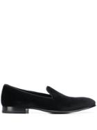 Scarosso Velvet Loafers - Black