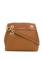 Michael Michael Kors Large Logo Shoulder Bag - Brown