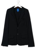 Fay Kids Teen Pocket Square Blazer - Blue