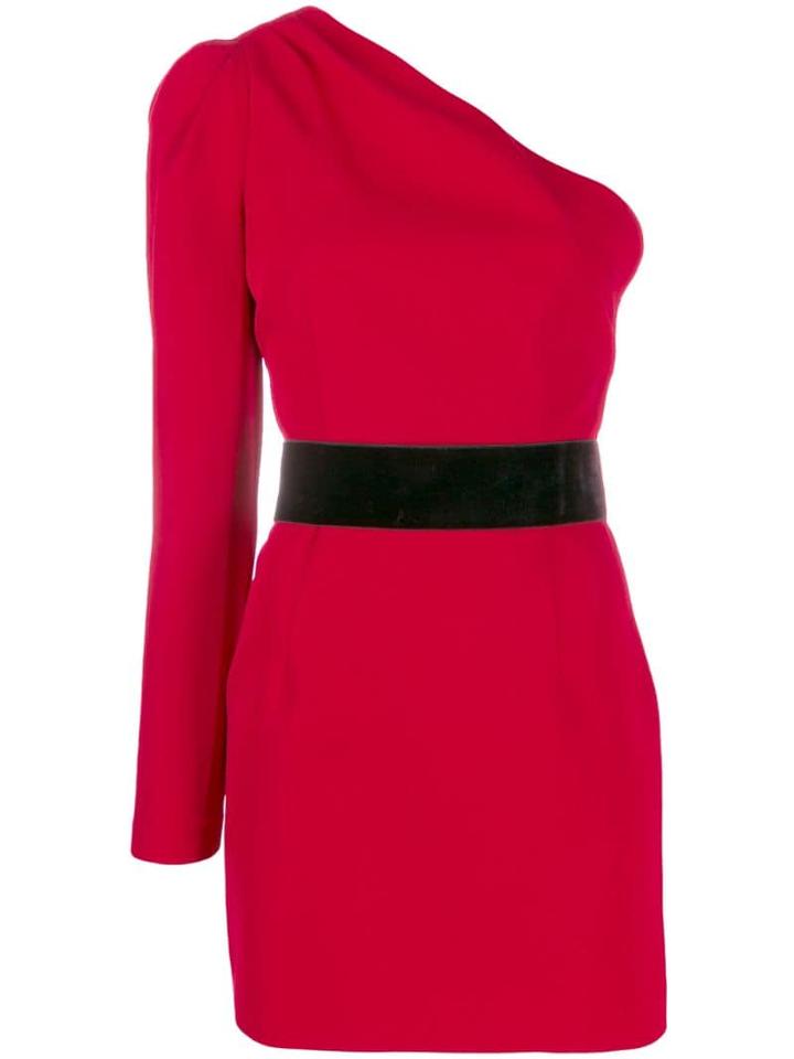 P.a.r.o.s.h. One Shoulder Dress - Red