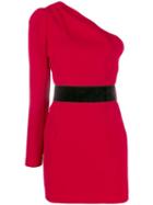 P.a.r.o.s.h. One Shoulder Dress - Red