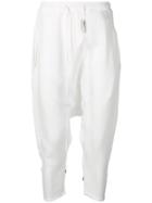Army Of Me Drop Crotch Trousers - White