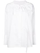 Eudon Choi Lace Up Blouse - White