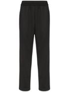 Moschino Logo-stripe Track Pants - Black