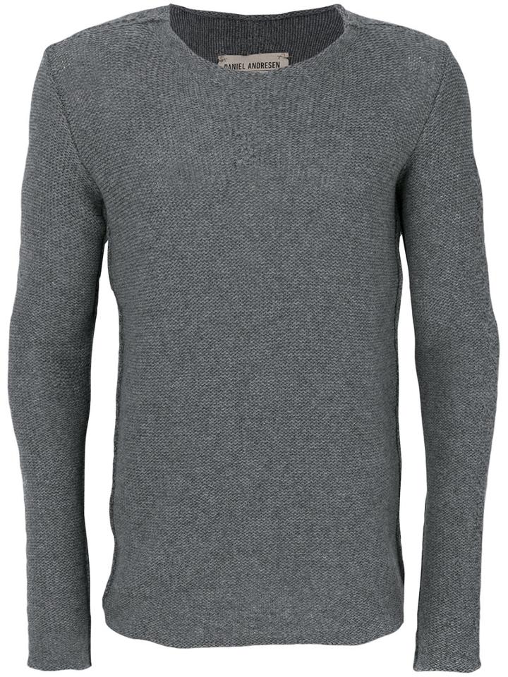 Daniel Andresen - Distressed Jumper - Men - Virgin Wool - S, Grey, Virgin Wool