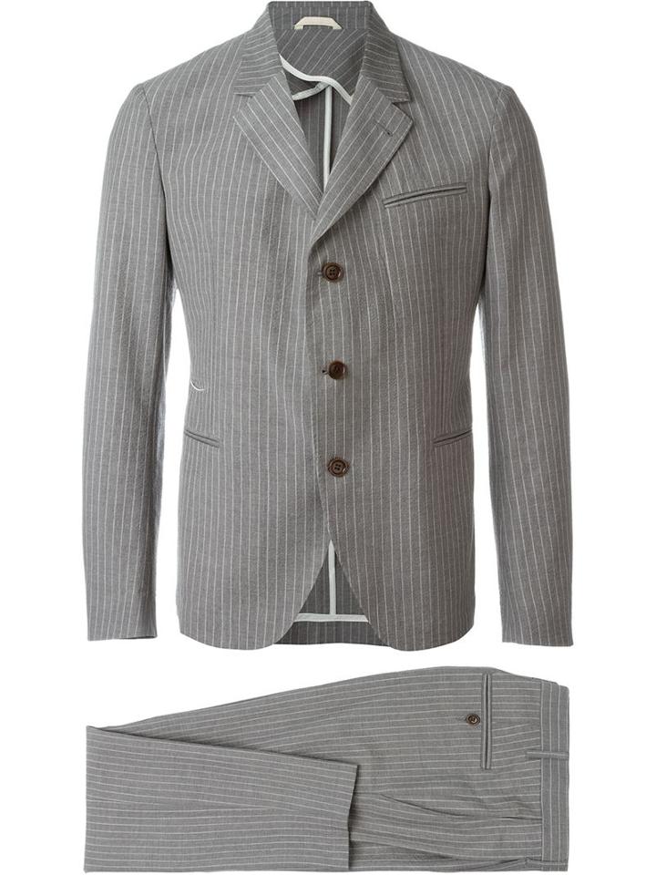 Al Duca D'aosta 1902 Double Piece Single Breasted Pinstriped Suit
