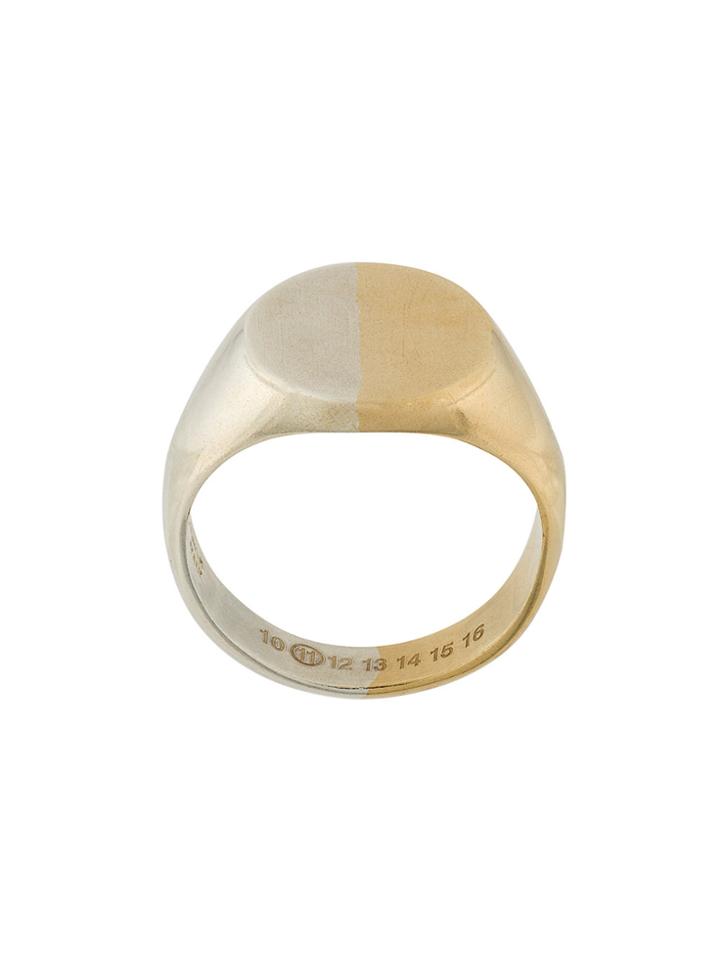 Maison Margiela Bicolour Ring - Metallic